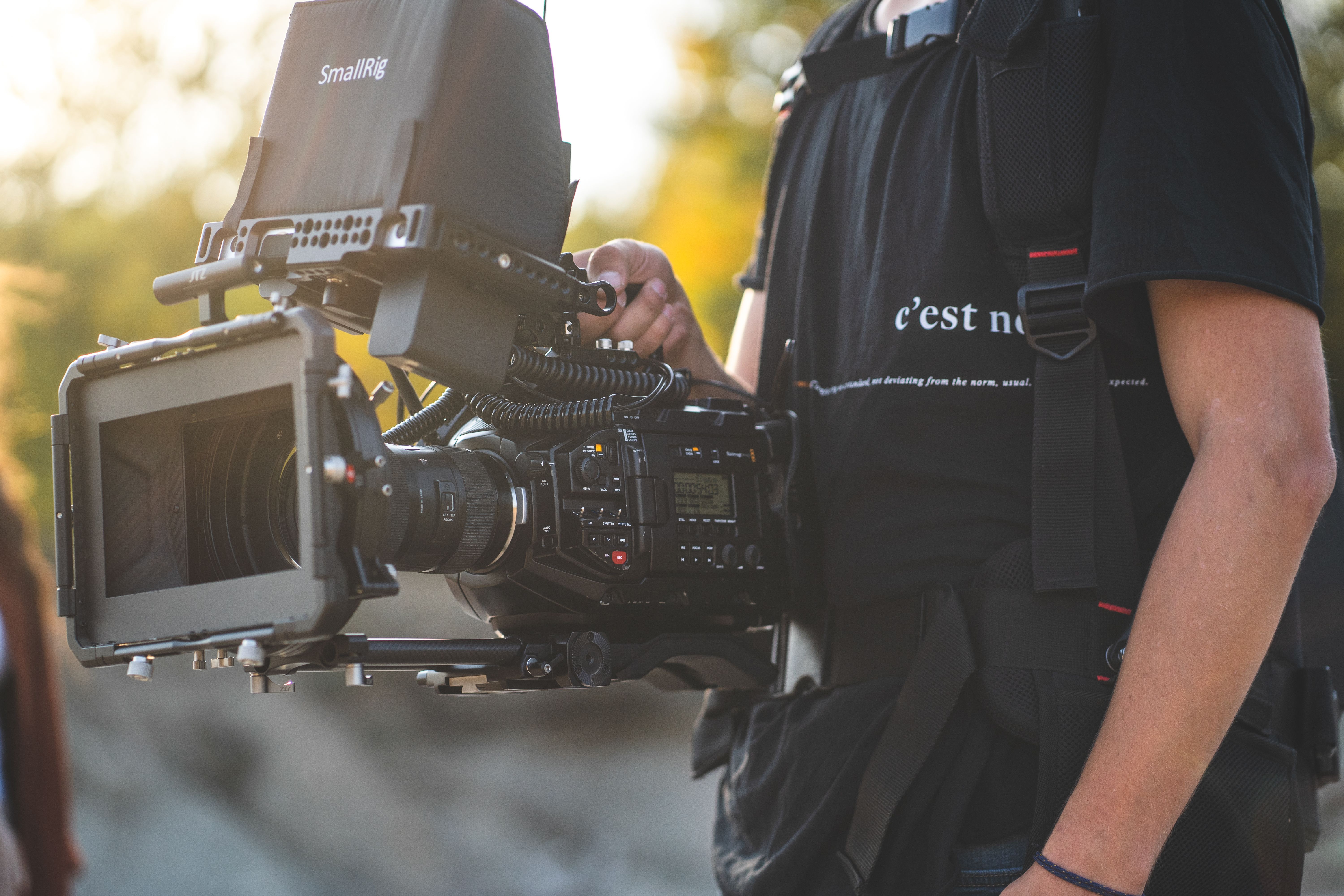 Camera operator at work